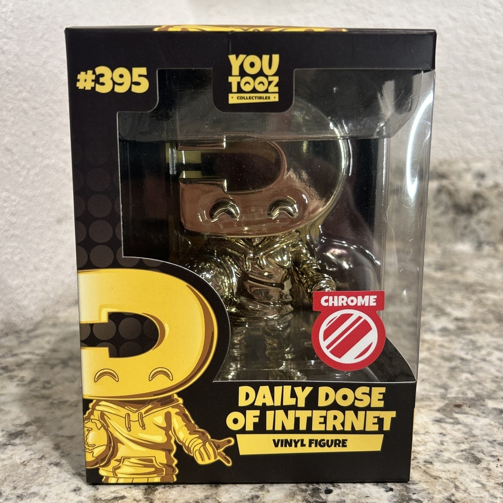 YOUTOOZ Daily Dose Of Internet * Chrome Gold YouTooz * Vinyl Figure New